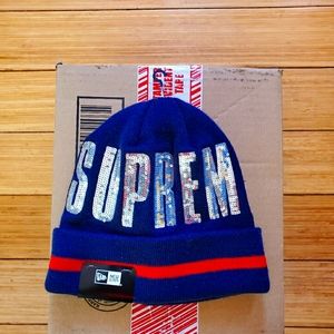 Supreme x new era fw 20 beanie